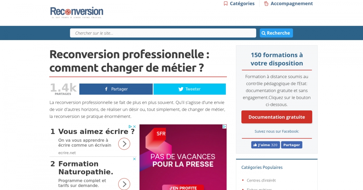 Reconversionprofessionnelle.org, Le Blog Sur La Reconversion ...