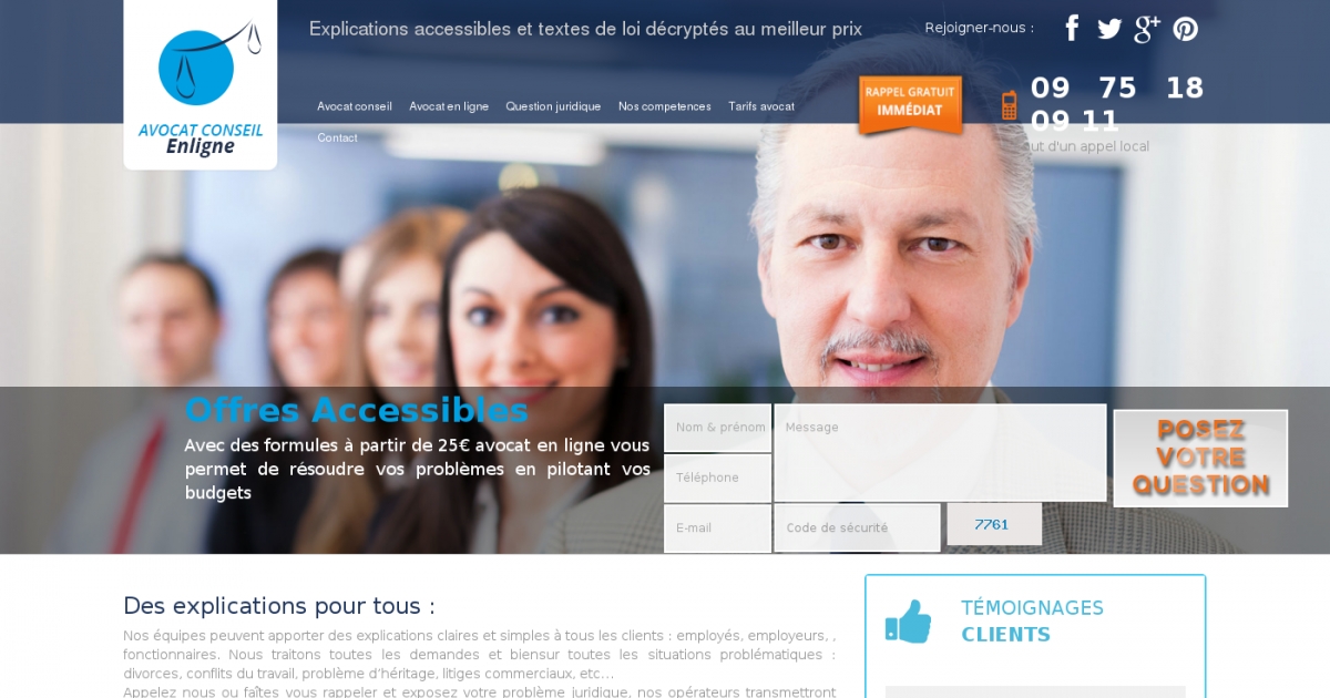 Avocat-conseil-enligne.com, Adresse Et Avis Sur Le Bottin