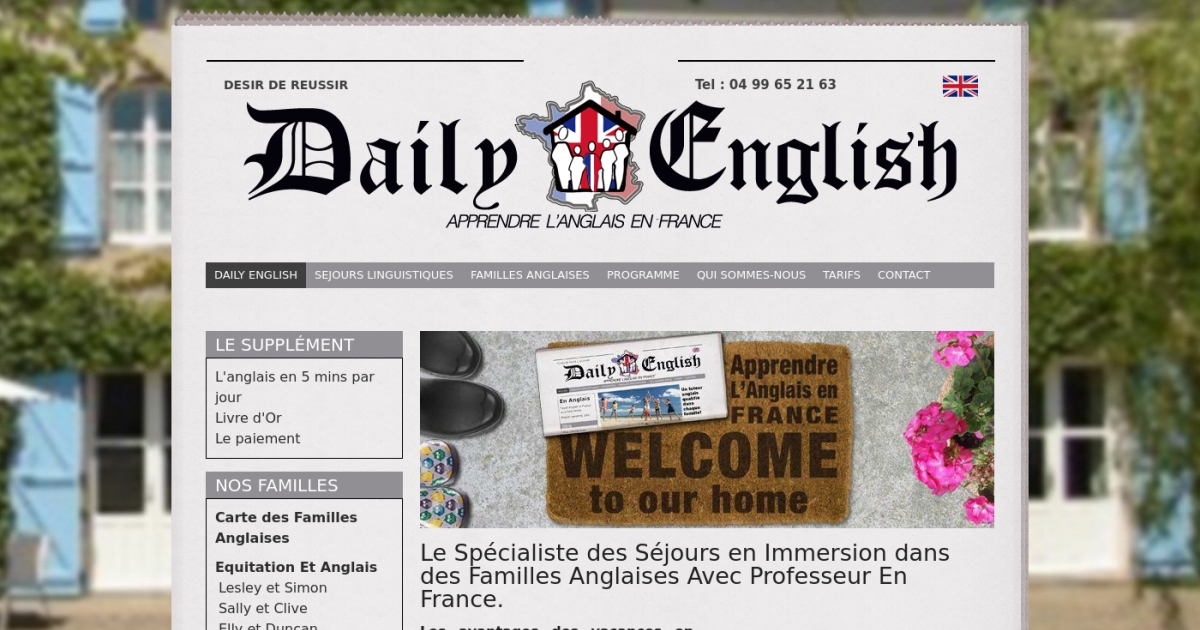 Daily English, des séjours linguistiques en anglais en France