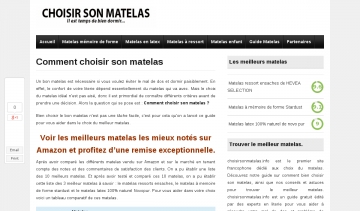 comment choisir un matelas