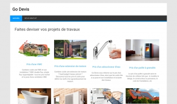 Faites deviser tous vos projets de travaux sur Go-devis.net