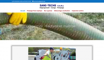 Sani Techs, entreprise de débouchade de canalisations Île-de-France