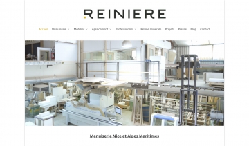 La Reinière, atelier de menuiserie à Nice