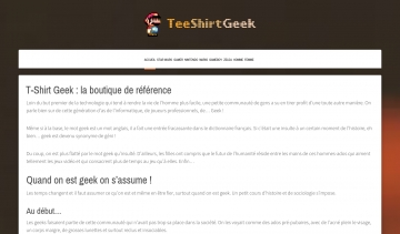 teeshirtgeek, plateforme incontournable pour avoir des tee-shirtsLongtemps considérés comme des personnes peu fréquentables, les geeks ont acquis au fil du temps une notoriété assez flatteuse de leur profil. Désormais, être geek ce n’est plus se présenter