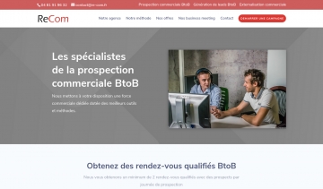 ReCom, l'agence de prospection  commerciale B toB