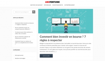 ABC Fortune, conseils pratiques sur l'investissement et les finances