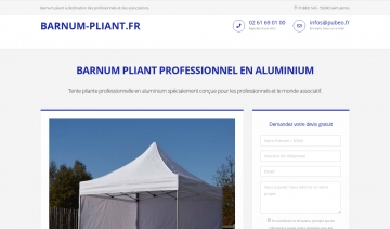 Fournisseur idéal des barnums pliants professionnels et personnalisables 