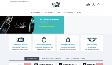 Taffe-elec, meilleur site des e-cigarettes et des e-liquides