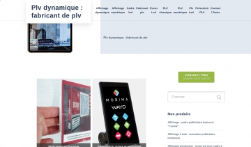 Plv-dynamiques, Le site de la PLV dynamique