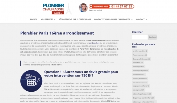 Plombier Paris