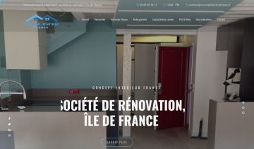 Concept Intérieur France : Société de rénovation sur l'île-de-France