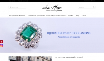 Van Hoye :  Joaillerie de création et de vente des bijoux de qualité 