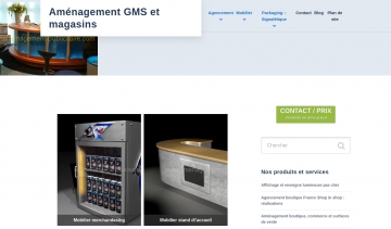 Aménagement publicitaire GSM et magasins