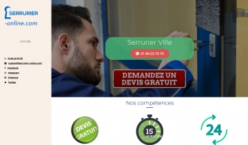 Serrurier Online, entreprise de serrurerie en Île-de-France