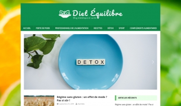 Diet Equilibre, blog sur l'alimentation, la santé et le bien-être