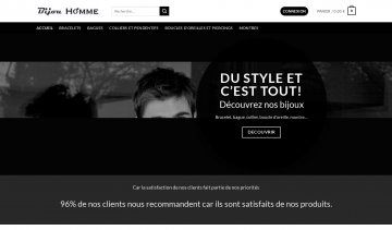 Bijou-homme : boutique de vente de bijoux chic pour homme