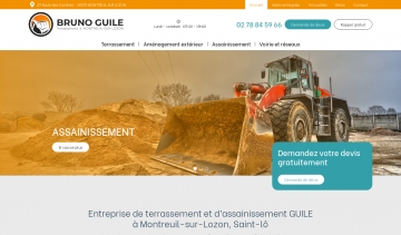 TERRASSEMENT GUILE, entreprise de terrassement et d'assainissement à Saint-Lô