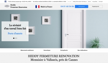 HEDDY FERMETURE RENOVATION : menuisier à Vallauris