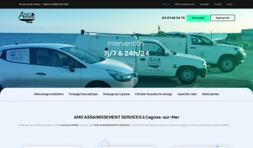 AMG Assainissement Services, entreprise experte en assainissement des canalisations 