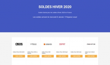 Soldes Hiver, ressources sur les soldes d’hiver 2020 en France