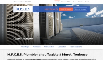 MPCES, installation de système de chauffage