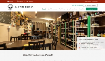 La P’tite Mousse, cave et bar à bière à Paris 9