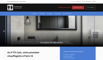 Plomberie-chauffage-auptitcoin.fr, l’expert de la plomberie, du carrelage et du chauffage à Paris 14