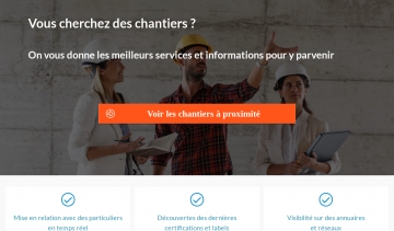 Cherche chantier, le monde des artisans sur le web