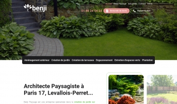 Benji Paysage : Création de jardin à Paris 17