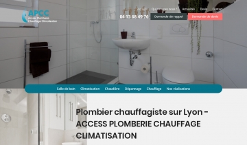 APCC, entreprise de plomberie, de climatisation et de chauffage près de Lyon