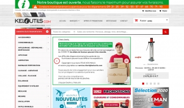 Keloutils : Vente et livraison des machines à bois et des outillages électroportatifs 