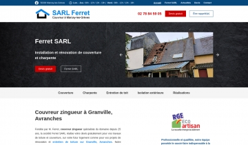 Ferret SARL : couvreur ziguer à Granville et dans les environs