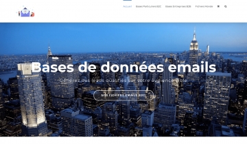 Plateforme de vente de bases de données email qualifiées