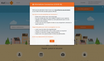 Keldoc: site de recherche de médecin