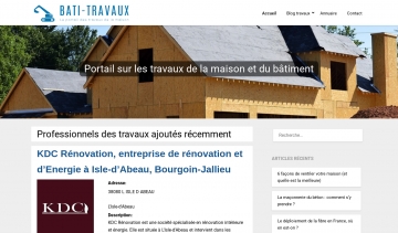 BATI TRAVAUX, instalation de système de ventilation