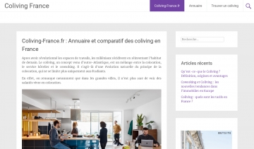 Coliving-france : l’annuaire des colivings en France