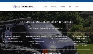 CD Engineering: entreprise d'électricien agréé à Bruxelles