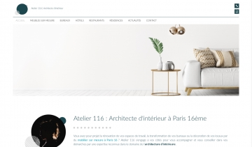 Atelier 116, architecte d'intérieur à Paris