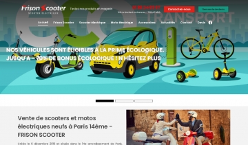 Vente de scooters et motos électriques neufs à Paris 14