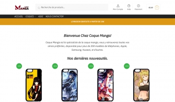 Coque Manga, spécialiste des coques mobiles inspirées d’animes et de mangas