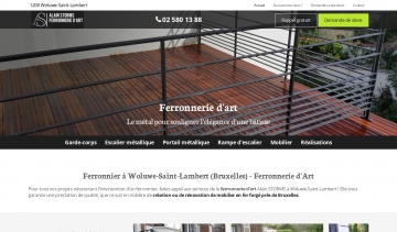 Alain STORMS, meilleur artisan ferronnier expérimenté à Woluwe-Saint-Lambert