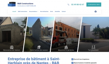 B & B Constructions : entreprise de construction et de rénovation à près de Nantes