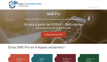 SMS Professionnel, la solution pour vos campagnes de SMS marketing