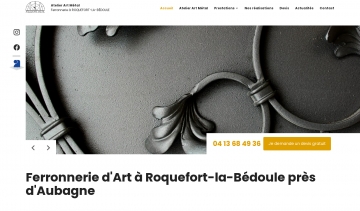 Ferronnerie d'Art à Roquefort-la-Bédoule près d'Aubagne