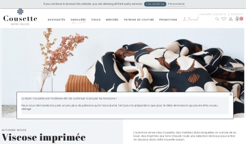 Cousette : votre boutique en ligne d’accessoires de mercerie