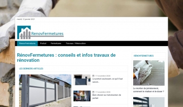 Renovfermetures, guide web pour tout savoir sur les travaux de rénovation