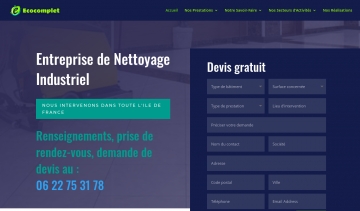 Eco Complet : entreprise de nettoyage professionnel à Paris