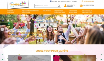 Location Fête, votre spécialiste de la location de matériels événementiels