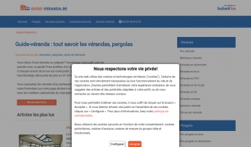 Guide-veranda.be, guide web pour tout savoir sur les vérandas et les pergolas