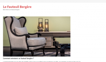 Découvrez le guide complet pour choisir un fauteuil bergère